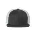 thumbnail image 2 of Richardson - Wool Blend Flat Bill Trucker Cap - 511 - Heather Charcoal/ White, 2 of 3