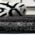thumbnail image 4 of Safavieh Hi-Lo Tucker Striped Shag Area Rug, Charcoal, 8' x 10', 4 of 11