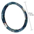 thumbnail image 4 of Christmas Snowman 14.5 Inch Printing PVC Leather Steering Wheel Cover Auto Accessories, 4 of 6