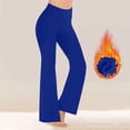 thumbnail image 2 of Turilly Women's Cozy Fleece Lined Flare Leggings High Waisted Thermal Yoga Pants for Winter Wear, 2 of 8