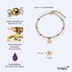 thumbnail image 4 of Pulseras Mujer de Perlas con Dije Oro 18k LuckyLy, Brazalete con Dije de Acero Inoxidable Baño Oro 18k, Modelo Annie Infinito blanco Ojo Turco, 4 of 5