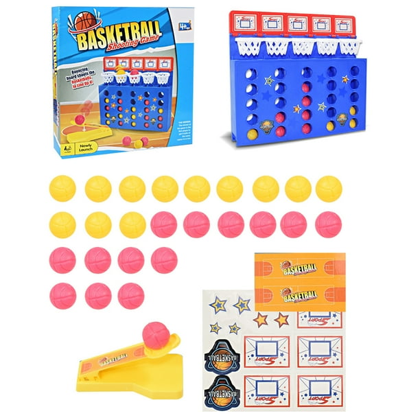 Juego De Mesa De 4 Tiros Juego De 4 Tiros Mini Juego De Estrategia De Tiro De Baloncesto Para 2 Jugadores Juego De Mesa Divertido Para Niños sonducket FN006482-00