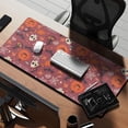 thumbnail image 2 of Long Mouse Pads for Desk,Halloween Happy Halloween Icons Desk Mats on Top Of Desks, Desk Mouse Pad Extra Large with 3mm Non-Slip Base and Stitched Edge for Gaming,Office,Work,Home 35.4x15.7in, 2 of 5