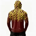 thumbnail image 6 of Mens Fishing Shirts Long Sleeve Sun Hoodies With Face Mask Uv Protection Cooling Hooded Rash Guard Shirts, XL, 6 of 7