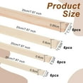 thumbnail image 2 of 24Pcs 4 Sizes Triangle Wood Stick 7.9 Inch Long Unfinished Wooden Dowel Rod 10/12/15/17mm Triangle Dowels Strips Hardwood Dowel Sticks DIY Crafts Sticks, 2 of 6