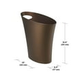 thumbnail image 2 of Umbra 6513980 Corbeille Moderne en Bronze 2 gal, 2 of 4