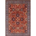 thumbnail image 1 of Ahgly Company Indoor Rectangle Mid-Century Modern Red Oriental Area Rugs, 2' x 4', 1 of 6