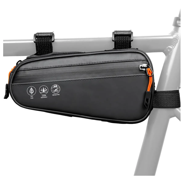 Bolsa Para Bicicleta Impermeable Reflectante 3 Instalación Xtellar negro