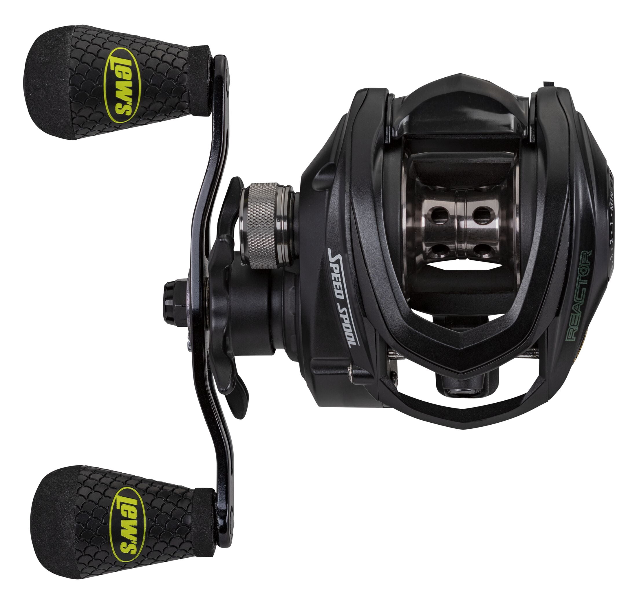 Lew’s Reactor Baitcast Fishing Reel, RH Retrieve, 7.5:1 Gear Ratio, 7+1 Bearings (Clam Packaging)