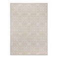 thumbnail image 2 of World Rug Gallery Transitional Geometric Textured Flat Weave Indoor/Outdoor Area Rug - NATURAL 5' X 7', 2 of 9