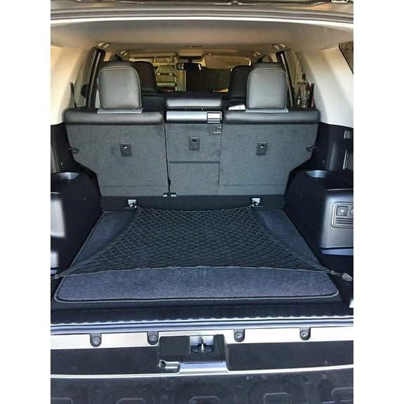 EACCESSORIES EA Trunk Organizer Cargo Net for Toyota 4RUNNER 2003-2009 – Floor Style Cargo Net – Premium Mesh Car Trunk Organizer Vehicle Carrier Storage – Compatible with Toyota 4RUNNER 2003-2009