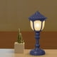 thumbnail image 3 of Lámpara de noche LED de plástico Retro Mesa portátil Luz Regalos de vacaciones (Azul oscuro), 3 of 4