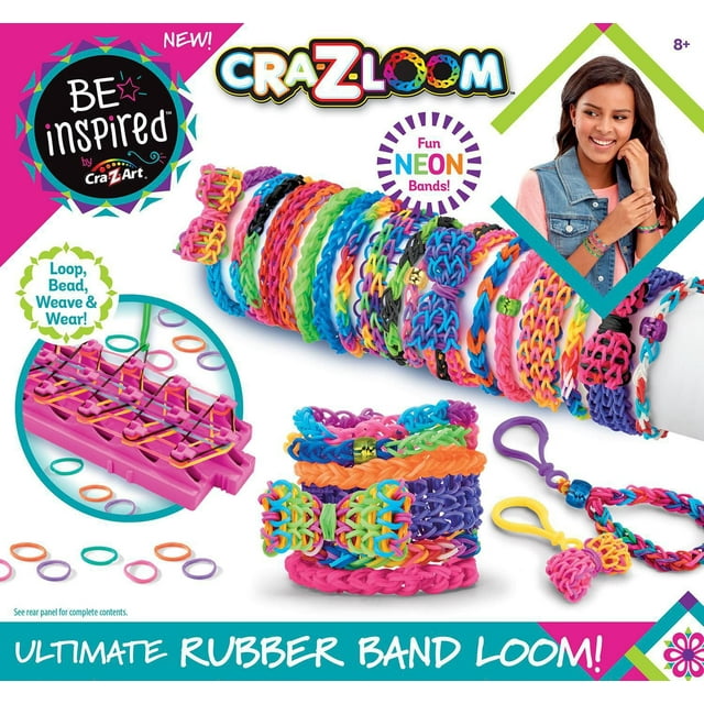 Be Inspired Cra-Z-Loom Ultimate Magic Unicorn Rubber Band Loom, Cra-Z-Art, Craft Kit for Kids