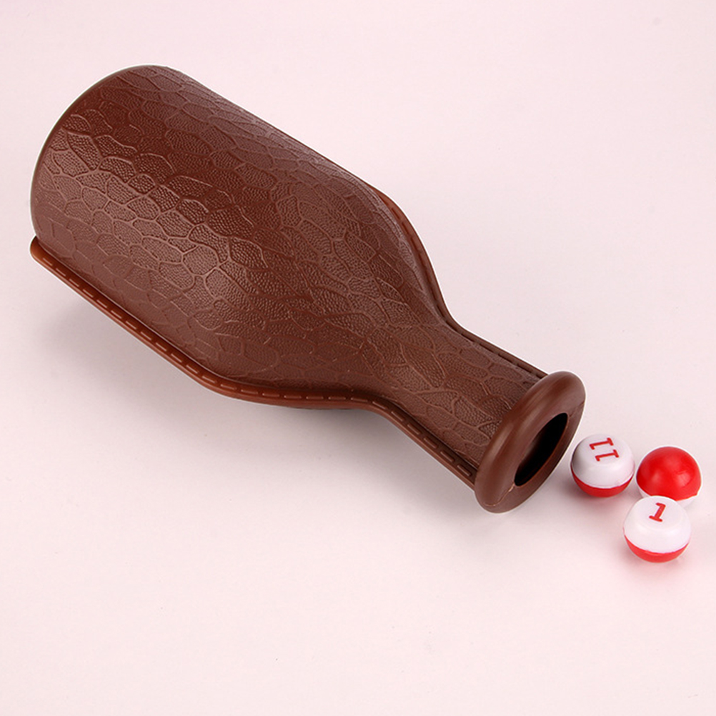 Game Room Guys Leather Pea Shaker And Peas Set – For Pool Table And Billiards