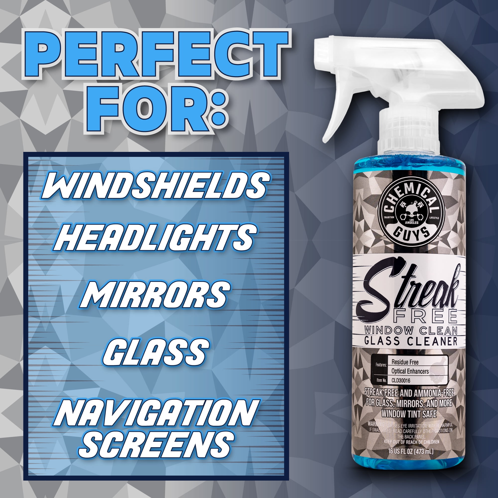  Ammonia-Free Glass Cleaner by Chemical Guys - For