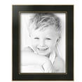 thumbnail image 2 of ArtToFrames 10" x 13" Honors Black with Gold Picture Frame, 10x13 inch Black Wood Poster Frame (WOM-5158), 5 Pack, 2 of 6