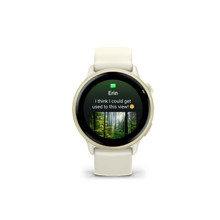 Garmin vivoactive 6 Smartwatch (Lunar Gold/Bone Band) Bundle with 
