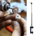 thumbnail image 3 of KAKOWELY Electric Grinder Rack 1 Set Electric Grinder Rack Tabletop Grinder Stand Retractable Grinder Bracket9.84"X2.56"X0.79", 3 of 5