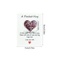 thumbnail image 3 of karymi English Motivational Blessings Pocket Card with Glitter Heart, 3.54x2.76in Greeting Card for Holiday Birthday and Appreciation Gift Birthday Gifts Room Decor Valentines Day Decorations, 3 of 6