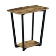 thumbnail image 3 of Home Square Graystone End Table with Shelf in Nutmeg Wood Finish - Set of 2, 3 of 8