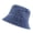 Navy, variant on Trendy Washed Denim Bucket Hat For Men And Women Casual Outdoor Sun Unisex Japanese Style Adjustable Comfortable Lightweight