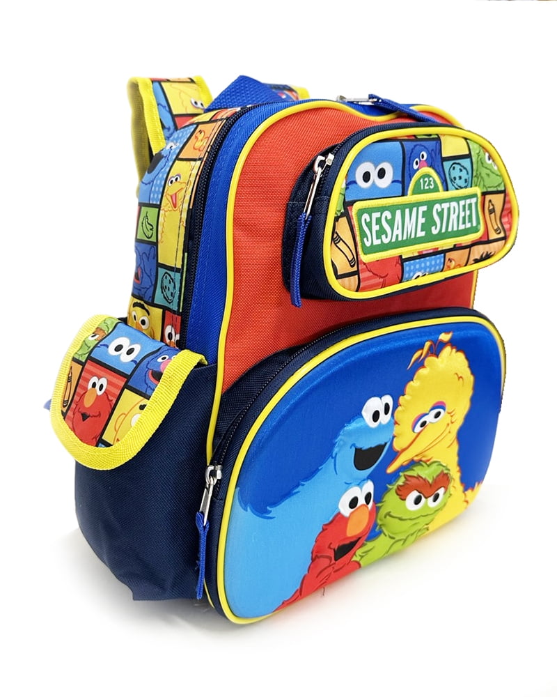 Sesame Street 3D Moldled 12" Meddium Backpack
