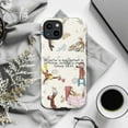 thumbnail image 5 of Curious Monkey Bible Verse Phone Case, Romans 12:12 Inspirational Quote Design for iPhone 16 15 14 13 12 11 Pro Max Mini, 5 of 6