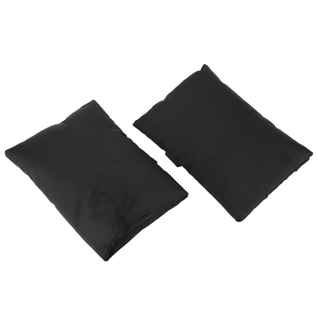 2 piezas de cubierta de grifo de agua de tela Oxford negra, herramientas de protección anticongelante para exteriores e invierno