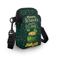 thumbnail image 3 of HELLHERO St. Patrick's Day Crossbody Sling Bags with Double Layer for Outdoor Daily Use, 3 of 7