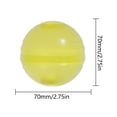 thumbnail image 2 of 1/4 Uds globo de agua reutilizable bomba de agua luminosa bolas de salpicaduras juguete de piscina (amarillo), 2 of 2