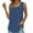 Blue womens tank tops, variant on up to 60% off Gifts Usmixi Womens Tank Tops Casual Button Down Plus Size Pleated Swing Tunic Shirts Vest Summer Trendy Solid Square Neck Sleeveless Shirts Blouse Blue XXXL