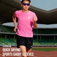 thumbnail image 4 of AONIJIE FM5178 Men's Quick-Drying Sports T-Shirt Breathable for Running Gym, 4 of 5