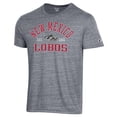 thumbnail image 2 of Men's Champion Heathered Gray New Mexico Lobos Ultimate Tri-Blend T-Shirt, 2 of 3