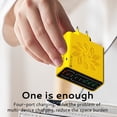 thumbnail image 3 of Ulti Charger 8 Ports with Quick Charger Boltz Pro Lightning Fast Charger Fast Charging Block for Smart Phones, Tablets, Devices with Multiple Ports | Wall Charge for Travel & Home(Yellow), 3 of 7