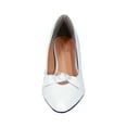 thumbnail image 2 of PEERAGE Belle Women's Wide Width Leather Dress Slip-on Pumps, 2 of 10