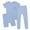 bleu, variante sur Ensemble de Pyjama 3 Pcs pour Filles Haut Doux à Manches Courtes avec Shorts et Pantalon Confortables Pyjama Polyvalent pour Tout-Petits de 2 à 14 Ans