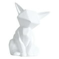 thumbnail image 2 of Conjunto de estantería de esculturas geométricas de animales de cerámica Blanco L Negro L, 2 of 7