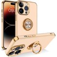 thumbnail image 1 of Funda para iPhone 14 Pro Max, delgada, ligera, soporte de anillo 360, soporte para coche, a prueba de golpes, para mujeres y hombres, funda protectora antideslizante para iPhone 14 Pro M, 1 of 5