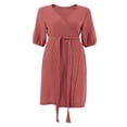 thumbnail image 4 of Loose and Comfortable Women‘s Kimono Robes  Solid Color with Belted Bathrobe, 4 of 9