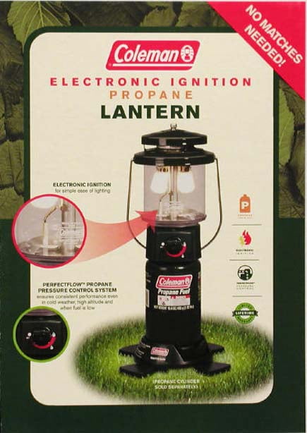 Coleman 2 Mantle Electronic Ignition Propane Lantern - Walmart.com
