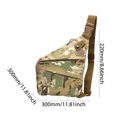 thumbnail image 4 of A38 Camuflaje Al Aire Libre Bolso Cruzado Izquierdo Almacenamiento Digital Bolso Pecho Impermeable Bolso Hombro (camuflaje) Camuflaje CP, 4 of 9
