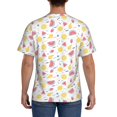 thumbnail image 3 of Bixox Men's Tropical Fruit Printed Short Sleeve Skinny Athletic T-Shirt, 3 of 6