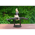 thumbnail image 5 of Handmade Wooden Primitive Tribal Funny Statue Gymnastic Handstand On The Beam Wooden Hand Carved Bar Decor, 5 of 5