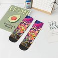 thumbnail image 6 of Lsque Mario Printed Crew Socks, Moisture-Wicking Socks, Athletic Socks for Men Breathable Cushion Socks Casual Sport Socks for Running Traveling, 6 of 6