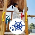 thumbnail image 3 of Bewildely Niños Volante Juguete Preescolar Gimnasio Columpio Conjunto Juguetes Parque al aire libre Entretenimiento Playset Juguete para niños Juegos de césped Azul, 3 of 6