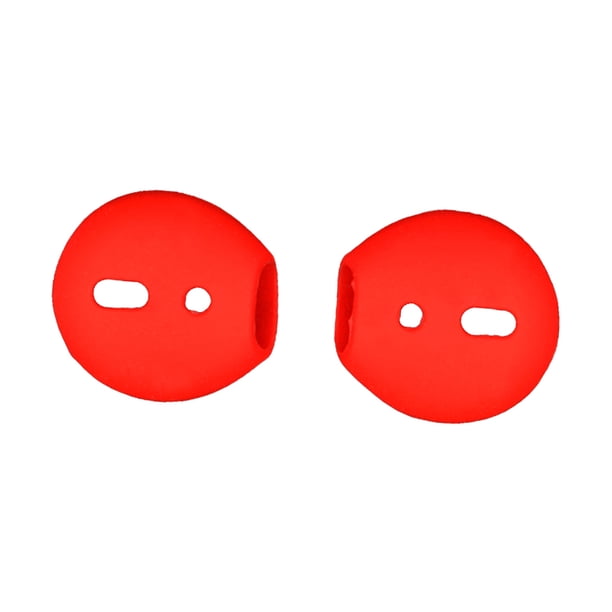 1 Par de Auriculares de silicona compatible con 7 Reemplazo de Rojo