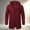 #65-Red, variant on Ceisia Men's Solid Hooded Wool Blend Coat Zip Button Hybrid Windproof Long Sleeve Outerwear Gift