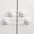 thumbnail image 1 of unbranded 12Pcs Transparent Ps Rectangular Drawer Lock Baby Proof Cabinet Locks For Furniture And Cabinets, 1 of 7