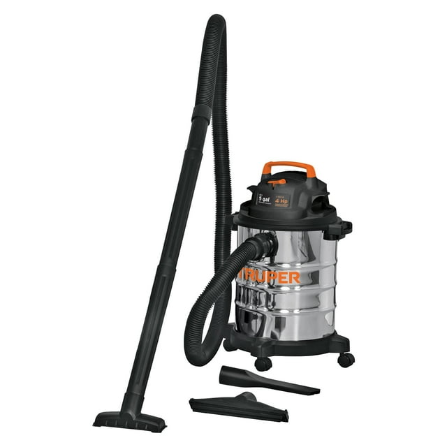Aspiradora en acero inoxidable, 5 Galones Truper ASP-5X