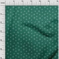thumbnail image 2 of oneOone Rayon Teal Green Fabric Fruits Sewing Material Print Fabric By The Yard 56 Inch Wide, 2 of 3